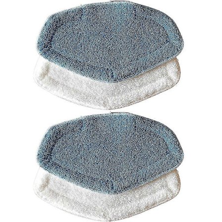 4 stk Rengjøringsputer For Hoover Dual Steam Plus Moppeputer 62300479 Støvsugerdeler Rengjøringspute Husholdningsrengjøringstilbehør [db]