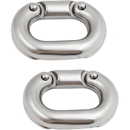 Kraftig kjettinglenkekontakt 316 rustfritt stål delt kobling båtanker kjettinglenke