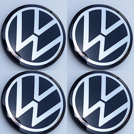 4 stk. nye spejlhjulskapsler (65 mm) erstatningshjulskapsler til Volkswagen Passat