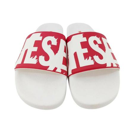 Diesel, Flip Flops Wit, Heren, Maat:40 EU