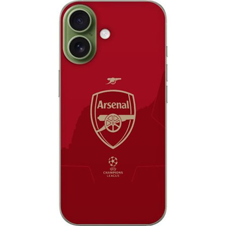 Kompatibelt Mobilskal till Apple iPhone 17 Arsenal fotboll klubb England Premier League ung trupp offensiv stil teknisk fotboll och snabb utveckling