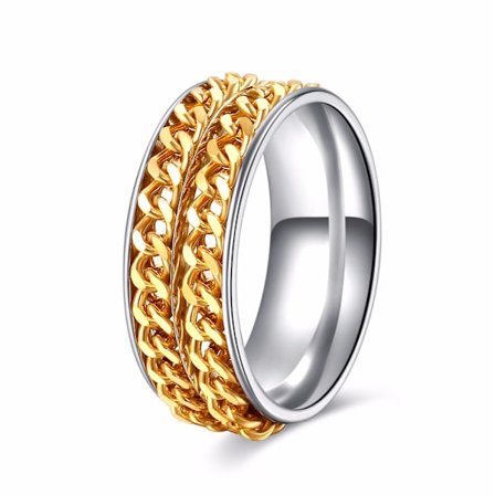 Rostfritt stål ring kedja