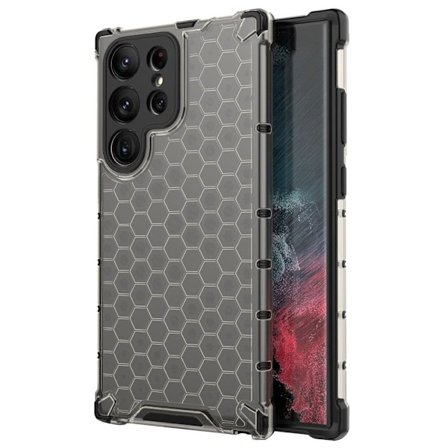 Bofink Honeycomb Samsung Galaxy S23 Ultra Etui - Svart