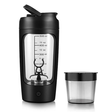 Fuldt Automatisk Blandekop Bærbar Protein Pulver Rysteflaske Elektrisk Protein Shaker Flaske