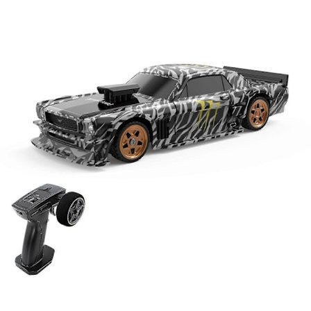 Kauko-ohjattava Drifting-auto 2,4 GHz 1/43 Kauko-ohjattava auto 4WD Täysin suhteellinen kauko-ohjattava kilpa-auto simuloidulla valaistuksella 