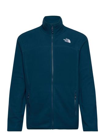 M 100 Glacier Full Zip - Eu Sport Sweat-shirts & Hoodies Fleeces & Midlayers Blue The North Face