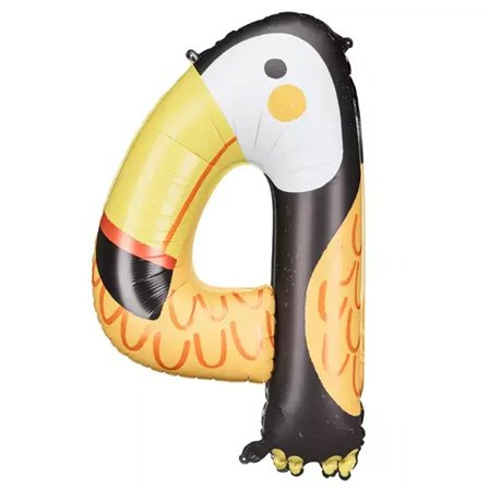 Djur Sifferballong 0-9 Tallet 4