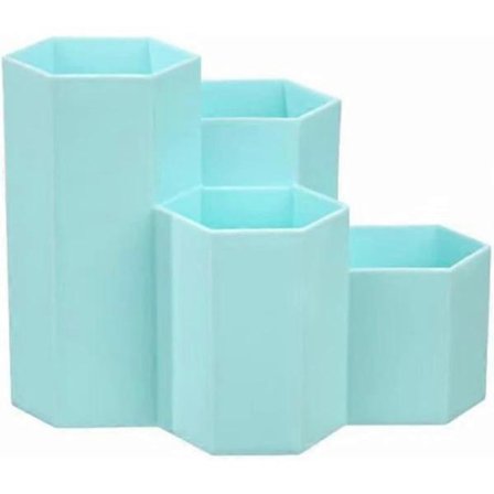 Hexagonal pennställ, hexagonal pennställ i plast, multifunktion