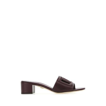 Dolce & Gabbana, High Heel Sandals Fioletowy, Kobieta, Rozmiar: 40 EU