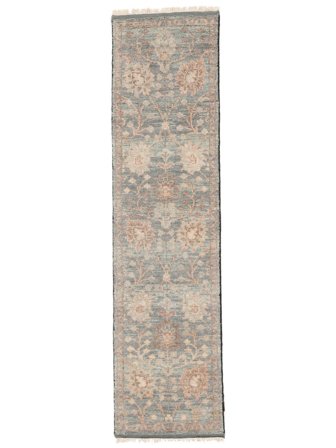 77X295 Tapis Usak Indo D'orient De Couloir Orange/Marron (Laine, Inde) Carpetvista