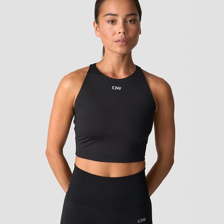 ICANIWILL Contrast Trenings-topp Svart