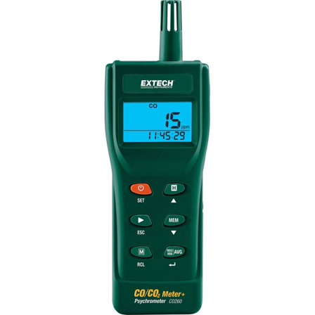 Extech CO260 Karbondioksidmåler, Måleinstrumenter