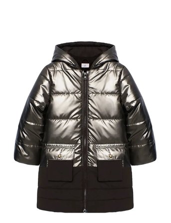 Boboli Technical Fabric Parka - Black - 92