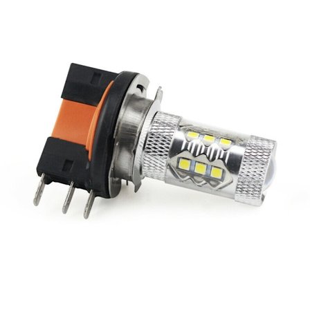 Auton LED-polttimot, valkoiset 80w H15 LED-polttimot Auton valot Lamppuajovalot