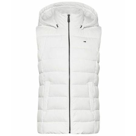 Tommy Hilfiger, Women& Tjw Basic Hooded Vest Tommy Jeans Biały, Kobieta, Rozmiar: S