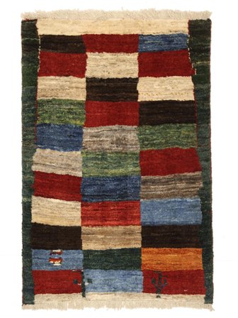 Gabbeh Matta Handknuten 60X90