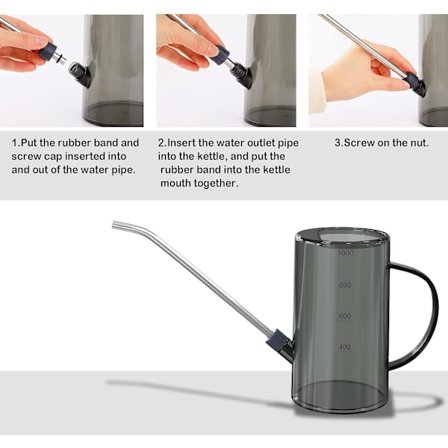 *Plastik Lang Tud Vandkande Hjem Havearbejde Transparent Stainl*