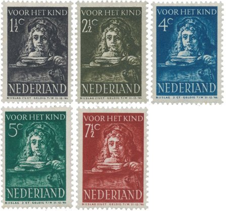 Holland 1941 - NVPH 397-401 - Postfrisk