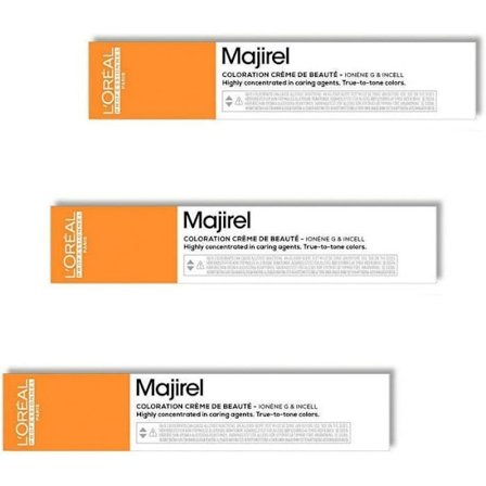 Hårfärg - L'Oréal - Majirel - 7,3 Mörk gyllene blont - Pack med 3 - Kräm