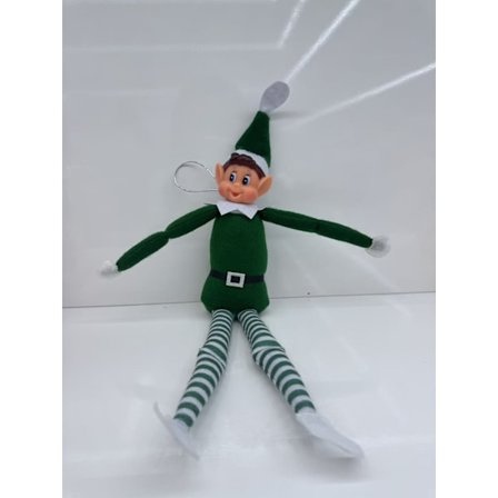 Enkelt feriedukke, juleelf plyslegetøj, nyhed