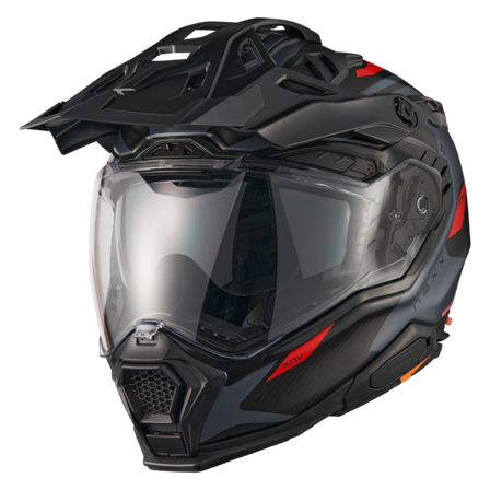 Casque Adventure Nexx X.WED3 Keyo MT Gris/Rouge M