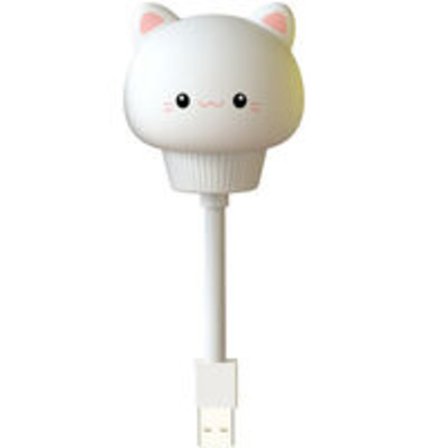 Joustava Mini USB LED-yövalo Söpö Kani/Karhu/Kissa/Ankka Vauva