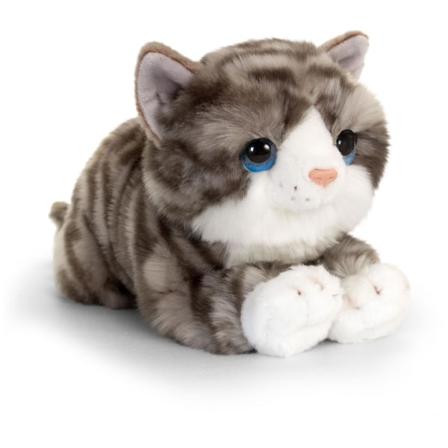 Keel Toys Signature Grå Kosekatt - 32cm