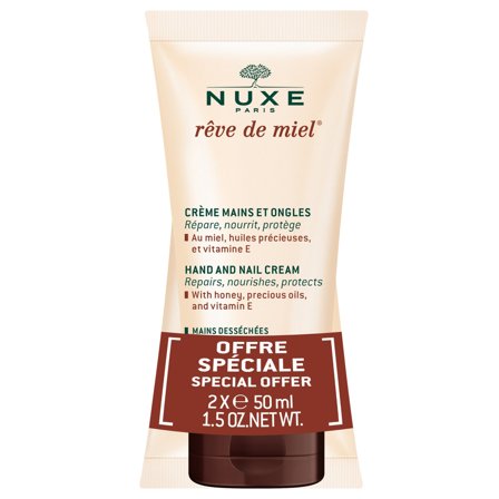 Nuxe Duo Crema Mani E Unghie Al Miele 2 x 50ml - Trattamento Mani