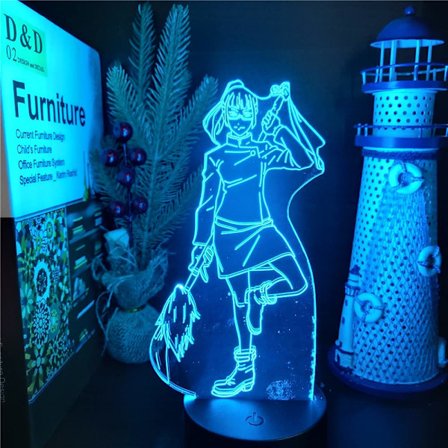 Jujutsu Kaisen Yuji Megumi Nobara Gojo Maki Kento Geto Mahito Sukuna 3D Anime Lampe LED Natlys