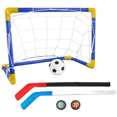 DIY Fotballmål Mini Utendørs Innendørs Mål Barnestørrelse Sett Sport Fotball Ramme Leke Øvelse pluss Ishockey