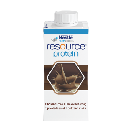Resource Protein, fullverdig proteinrik næringdrikk, Sjokolade, 4x200 ml