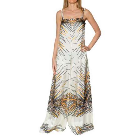 Mauro Grifoni dress , Beige , Dames , Maat: S Maxi jurken