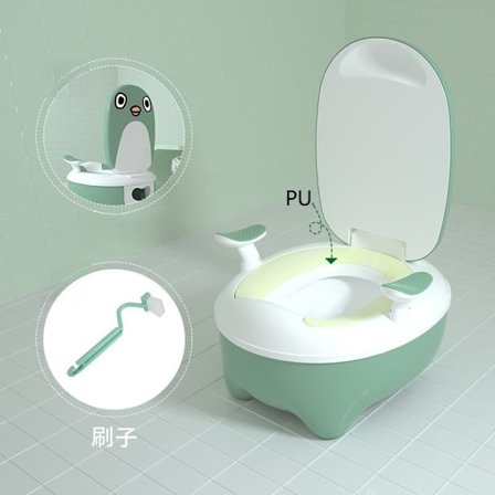 Barnepotte Bærbar Toalett Potte Stol med Lokk Perfekt for Pottetrening og Barn_OF