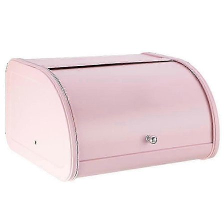 Metall Brødboks Kjøkkenoppbevaringsbeholdere Med Rullet Topplokk Kjøkkenutstyr Oppbevaring