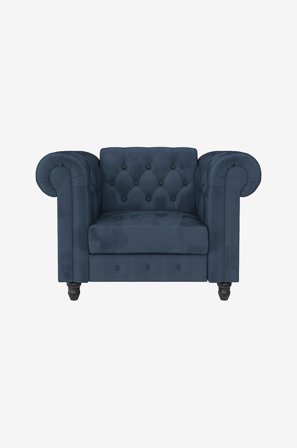 Dorel Home - Lenestol Felix - Blå - Lenestoler - Fra Homeroom