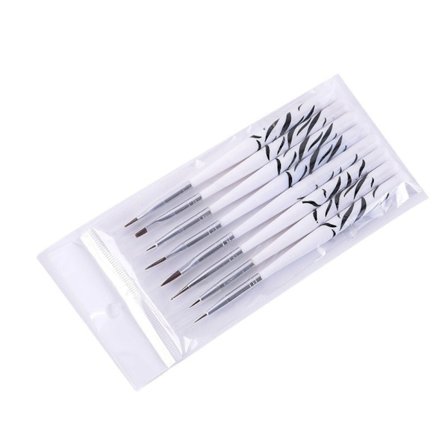 8 kpl Nail Art Brush Geelkynsiharjat Wire Drawing Pen