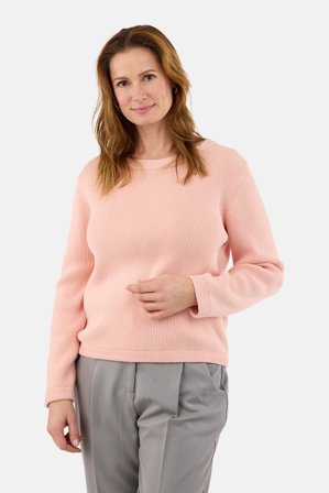 B. COPENHAGEN - Strik med lange ærmer – Rosa – Rund Hals
