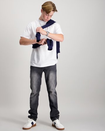 RYVLS Straight Jeans Zwart Jeans Jongens - Kids Brand Store