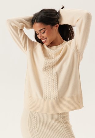 ONLY-Onlkatia Ls Cabel Ls O-neck Cc-S