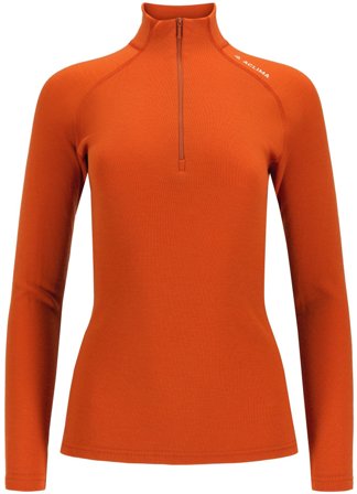 Aclima WarmWool Mockneck W's Gold Flame
