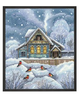 Broderikit Billede Vinterkulde - Andriana