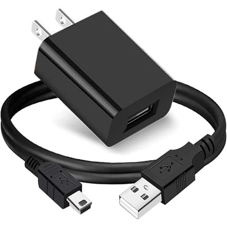 2025 Senaste Modell AC-adapter Laddare för Texas Instruments TI-84 Plus CE Grafräknare, 1,5m Datakabel för TI 84 Plus C Silver