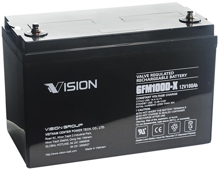 Vision 6FM100 Batteri 12V, 100 Ah, Elfördelning & strömförsörjning