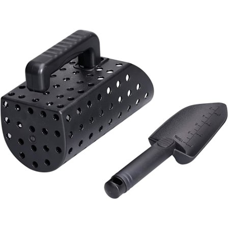 Metalldetektor strandskje og sandske deteksjonsverktøy, ultralett 304 rustfritt stål metalldetektor, brukt til metalldeteksjon.