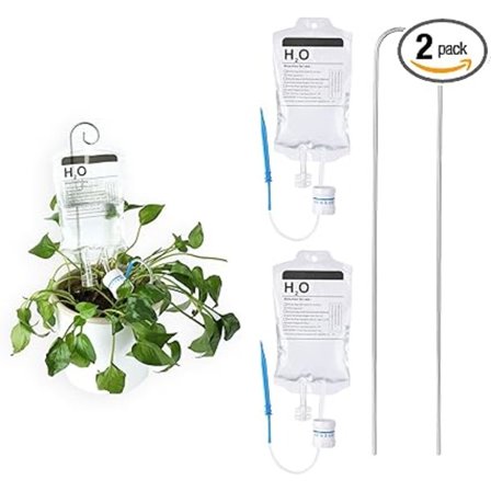 2 kpl Kasvien elintoimintojen tuki, Kasvien kastelujärjestelmä metallisella tappikastelu D