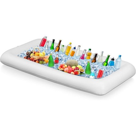 Uppblåsbar Mugg Hållare, Uppblåsbara Poolleksaker, Pool Bar Bord, Stor Uppblåsbar Pool Bar Flytande Uppblåsbar Flaskhållare Sommar Pool Party Strand 