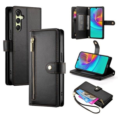Samsung Galaxy A36 5G Wallet Cover - Black