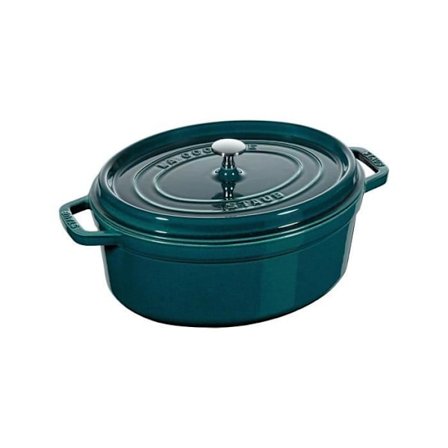 Cocotte - Staub - La Mer - 33 cm - Emaljerat gjutjärn - Kompatibel med alla värmekällor