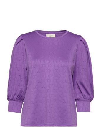 Fqblond-Bl-Balloon Bluse Langærmet Lilla FREE/QUENT