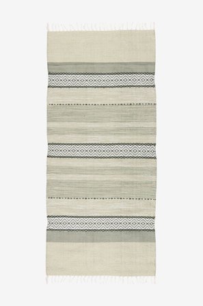 InHouse Group - Puuvillamatto Åby - Vihreä - Puuvilla- & räsymatot - 70X160 - - Homeroom